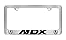 Acura MDX Chrome Plated Metal License Plate Frame Holder