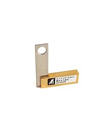 Shinwa 1.75" 4,5 cm latón macizo Acero inoxidable cuadrado cerrajero 62020