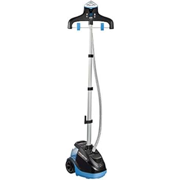 Rowenta IS6520 Master 360 Full Size Garment and Fabric Steamer with Rotating hanger, 1500-Watt, Blue