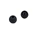 ALXCD Ear Tips for Zero Audio ZH-DX200-CT Earphone, SML 3 Sizes 6 Pair Soft Silicone Replacement Earbud Tips, Fit for Zero Audio ZH-DX200-CT ZH-DX210-CB [Black]