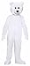 Forum Novelties Men's Norm The Nordic Bear Plush Mascot Costume, White, One Size