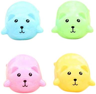 Westeng Pack of 4 Cute Cartoon Plastic Single Hole Animal Shape Pencil Sharpener (Random Color) (C)