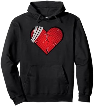 Amazon.com: Broken Heart Heartbreak Love Pullover Hoodie