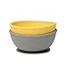 Chewbeads - Silicone Suction Bowls - Set of 2 - Stay Put Toddler & Baby Suction Bowls - Dishwasher, Microwave & Freezer Safe Toddler Bowls - 100% Silicone, BPA Free & Phthalate Free