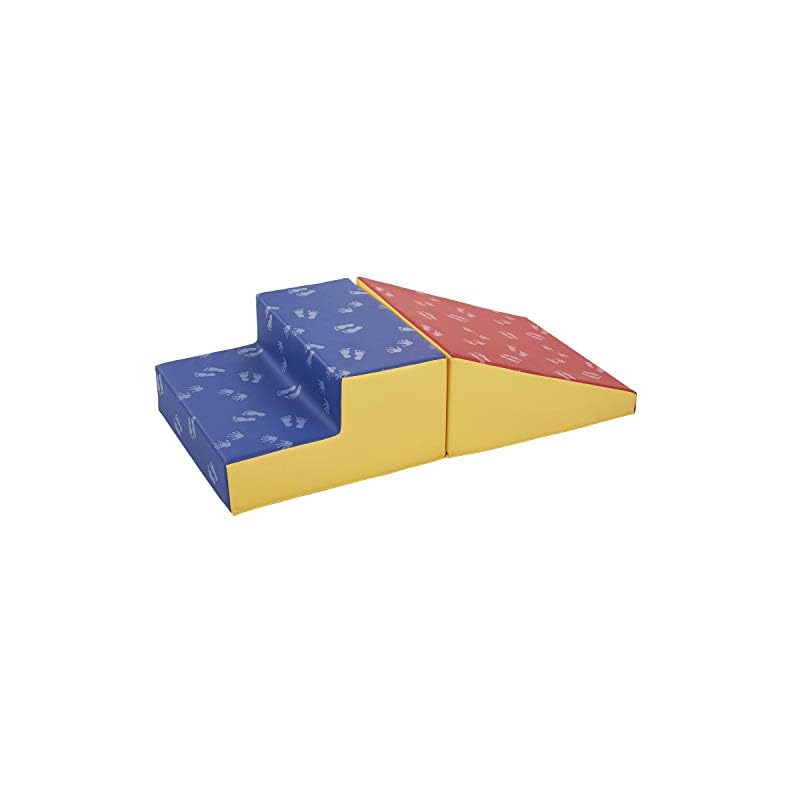 ECR4Kids – ELR-12653 SoftZone Little Me Play Climb and Slide, Primary (2-Piece)