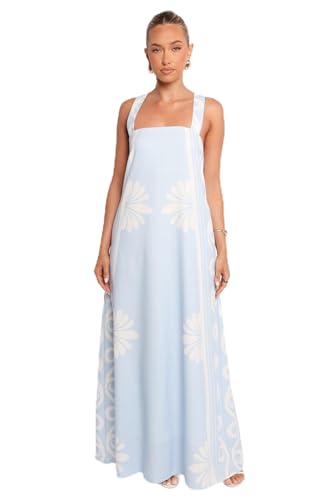 Valeria Maxi Dress - Blue L