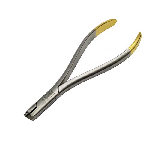 Distal end cutter large handle TC inserts gold plated with safety hold by Wise Linkers USA