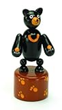 Original Toy Company BLACK BEAR Black Bear Thumb Puppet