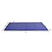 Cloud Mountain 4'x8'x2 Gymnastics Mat Folding Thick Panel Gym Mat Exercise Fitness Tumbling Mat with Handle Compatibility Hook & Loop Tape Martial Arts Yoga Cheerlanding Aerobics (Blue)