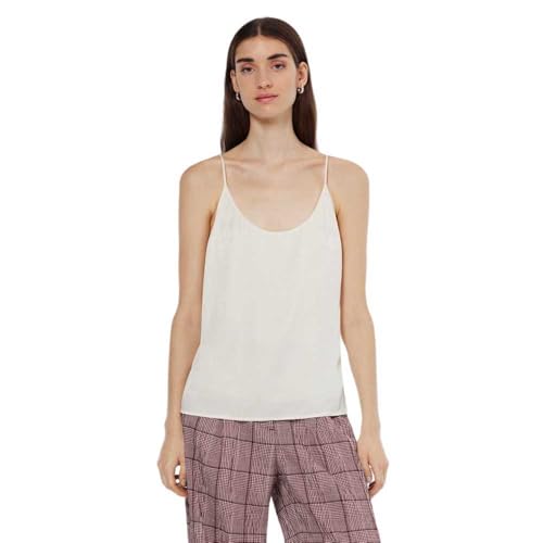 Scotch & Soda Jersey Woven Tank Top, Canotta, Donna, off White, 40