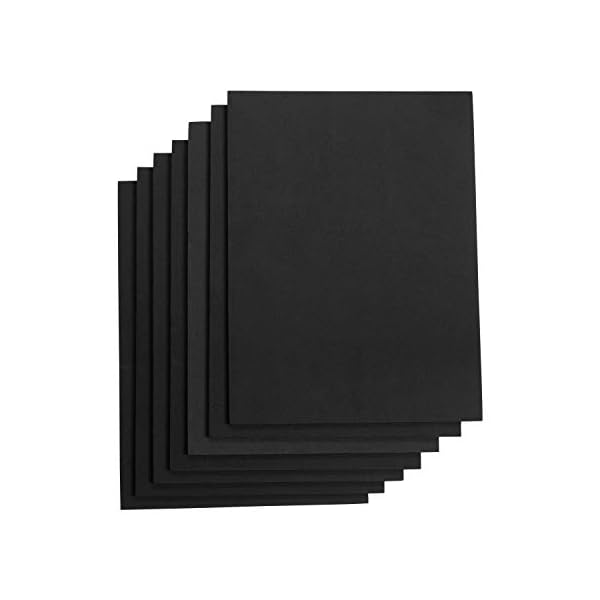 Houseables EVA Foam Sheets, Craft, Cosplay, 6mm Thick, Black, 10 Pack