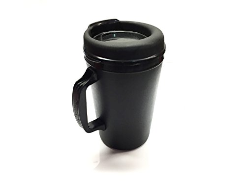 GAMA Electronics ThermoServ Foam Insulated Coffee Mugs 20 oz (1) Blue  (1) Black