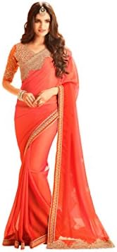 Aarah Women's Ethnic Wedding And Party Wear New Style Heavy Sari Free Size