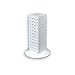 Azar Displays 700220-WHT Pegboard 4-Sided Revolving Counter Display, White Solid Color