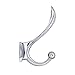 MODONA Large Triple Towel & Robe Hook – Polished Chrome