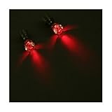 FreshGadgetz Light up led earrings (red crown)