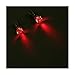 FreshGadgetz Light up led earrings (red crown)
