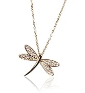 LANG XUAN Friendship Compass Necklace – Butterfly/Dragonfly Pendant With Inspirational Card, Gift For Women - View #8