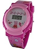 Peppa Pig Girl's Digital Pink Watch with Light Up Feature (PPG4041)