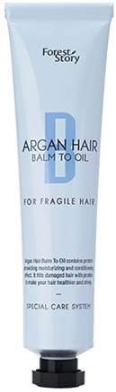 #MC FOREST STORY ARGAN Hair Balm to Oil 90ML-for Fragile Hair,Contains Protein Providing moisturizing and Conditioning Effect,It Fills Damaged Hair with Protein to Make Your Hair Healthier and Shiny.