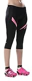 Santic Women's Cycling Breathable 3/4 Tights Bicycle Shorts Capri Pants