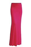 VIV Collection Womens Rayon Modal Solid Flared Maxi Long Skirt - Amazon Prime
