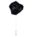 L'vow Satins Rose Brooch for Wedding Handmade Lapel Pin Flower Boutonniere for Suit Pack of 6