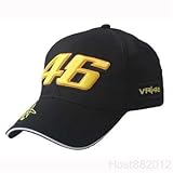 Motogp Valentino Rossi 46 Baseball Hat Peaked Cap (Black)