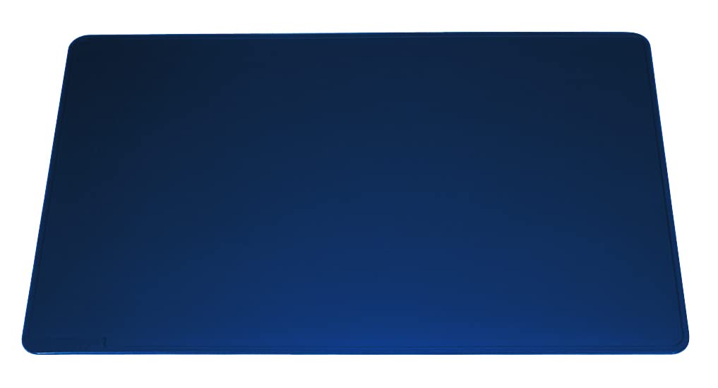 Durable Desk Mat with ContouRed Edges in Dark Blue | 65 x 50 cm | Pack of 1 | ComforTable To Use | Ideal for Offices, Meeting Rooms, Home Office, etc.