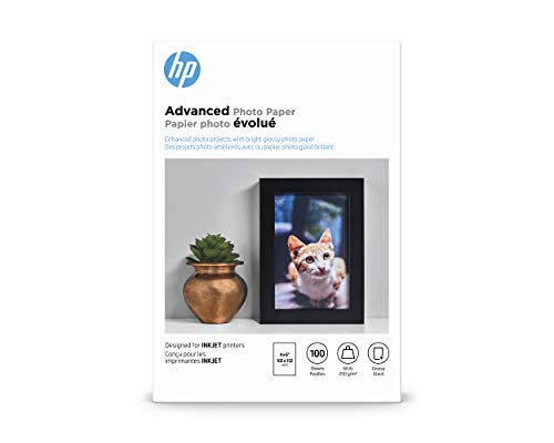 Hp Advance Glossy Paper 4X 6 100 Sht 100 Sheets of 4 X 6 Borderless Glossy Advan (Q6638A)