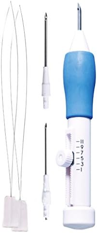 Gloryelenxs 3 Size Embroidery Punch Needle Stitching Tool Set