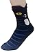 JJMax Women's Sweet Animal Socks Set with Thick Eared Cuffs One Size Fits All , Original Cat Set, One Size