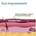 EpiDerm Long Strips Natural Silicone Scar Sheets – Soft, Flexible & Reusable Scar Sheets - Scar Treatment for Tummy Tuck, C-Section & Surgery Scars - Conforms to Body Contours - 1.4