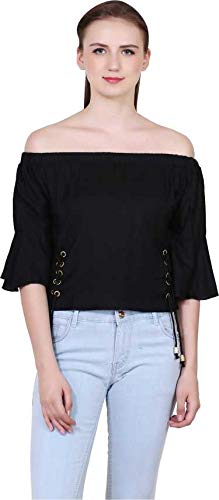 black off the shoulder top amazon