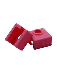 ukcoco funda protectora de silicona 3d impresora accesorio para MK7 8 9 bloque calentador de aluminio (rosa)