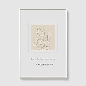 Framed Canvas Home Artwork Decoration Line Art Canvas Wall Art for Living Room, Bedroom - 16x24 inches