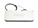 SOOLALA Women Men Go Everywhere SOS Pince Nez Style Nose Resting Pinching Portable Wallet Eye Glasses, Black, +2.5x