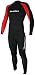 Lemorecn Mens Wetsuits Jumpsuit Neoprene 3/2mm Full Body Diving Suit (3031redXL)