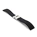 Ritche 22mm Waterproof Silicone Rubber Watch Strap Band Deployment Buckle for Citizen Lg G-Watch Seiko