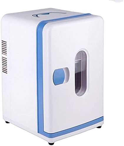 YIWANGO Portable Car Refrigerators 12L Dormitory Picnic Travel Car Fridge Hot Cold 2 Modes Energy Saving Eco-friendly Non-pollution Mini Cool Box,White
