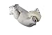 ANIMMO Polar Bear Style Desktop Tape Dispenser with Steel Teeth Tape Cutter, Tape Holder with Velveted Cloth Bottom for Desk Accessories Office and Home