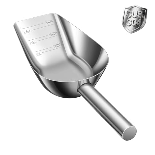 Mutclord Stainless Steel Food Scoop