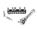 ARES 70040-1/4-Inch Drive Close Quarter Micro Bit Ratchet | Mini Screwdriver with High Torque 72-Tooth Gearhead - 5 Degree Sweep - Spring Loaded Detent Ball Bit Holder primary