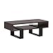 ioHOMES Monroe Contemporary Rectangular Accent Coffee Table with Open Shelf and Display Area, 47