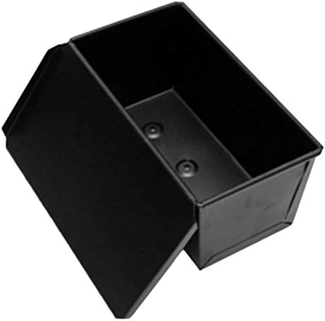 HibiscusElla Non-stick Coating Rectangle Bread Loaf Pastry Cake Tin Box Designed with Sliding Lid Baking Pan Bakeware Kitchen Tool