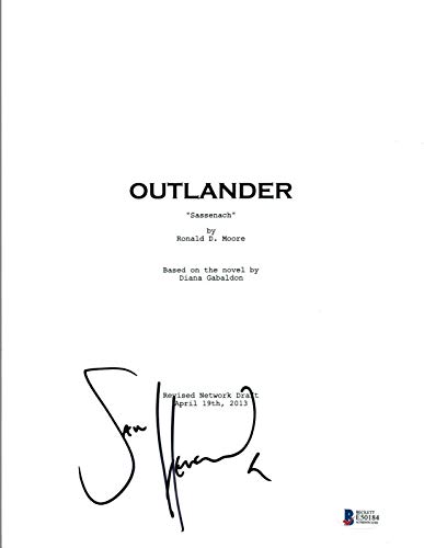 3 Heughan+Autographed+OUTLANDER+Episode+Beckett