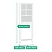 Sauder 414029 Peppercorn Etagere, L: 23.31