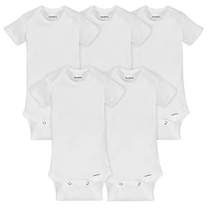 Gerber Baby Boys’ 5-Pack Short-Sleeve Onesies