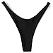 COSPOT Brazilian Bikini Bottom Thong Cheeky V Style for Women, Black S