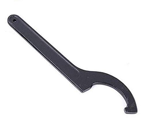 TOOLDO 1PCS Universal Spanner Square Hook Wrench Adjustment Round Nut Hook Wrench Chuck Rear Shock Motorcycle Spanner Multi-Function Spanner Wrench Tool 78-85mm